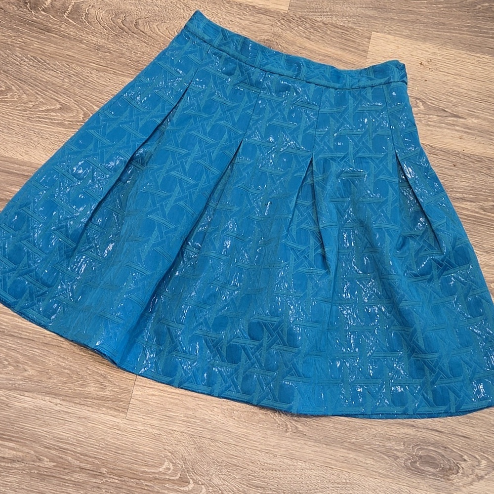 Kirna Zabete (Target) Teal Pleated Mini Sz 2